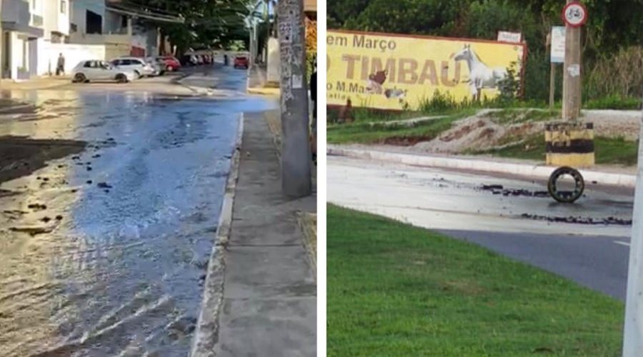[Vídeo: moradores denunciam vazamento de água em Itapuã e esgoto a céu aberto na Pituba]