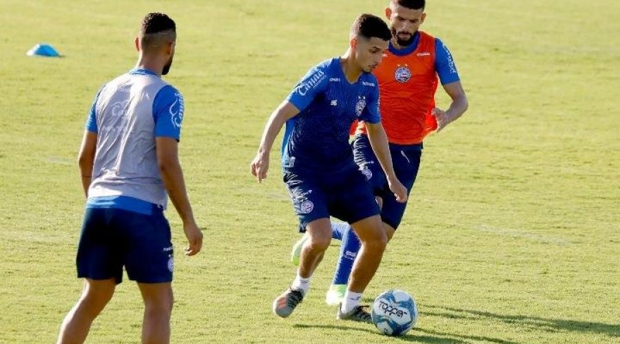 [Bahia encerra preparação para partida contra o Ceará pela Copa do Nordeste]