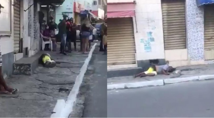 [Vídeo: homem morre após passar mal em Pernambués]