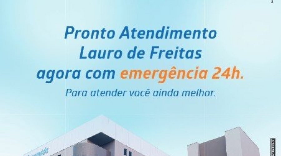 [Pronto atendimento do Hapvida em Lauro de Freitas agora tem emergência 24h]