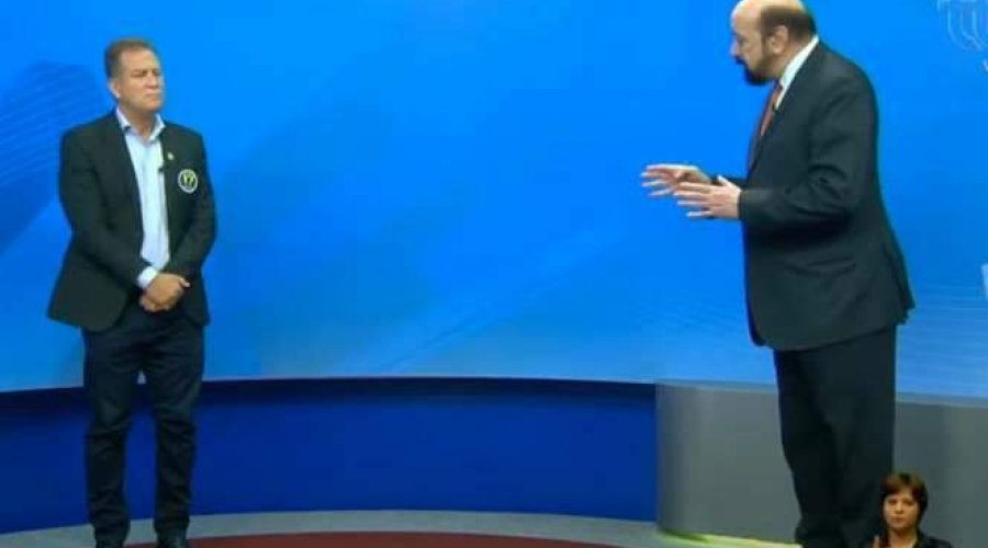 [Vídeo: candidato a prefeito do PSL abandona debate ao vivo]