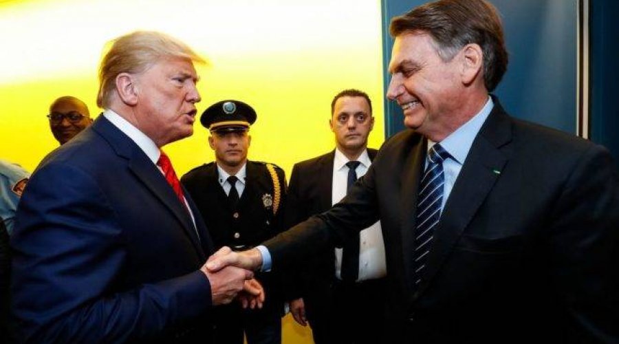 [Bolsonaro é único presidente a apoiar Trump na ONU em voto contra OMS]