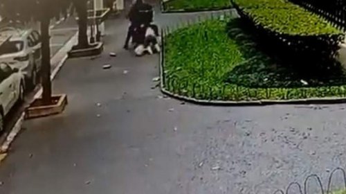 [Vídeo: mulher e cachorro são arrastados por motocicleta de suspeitos após assalto]