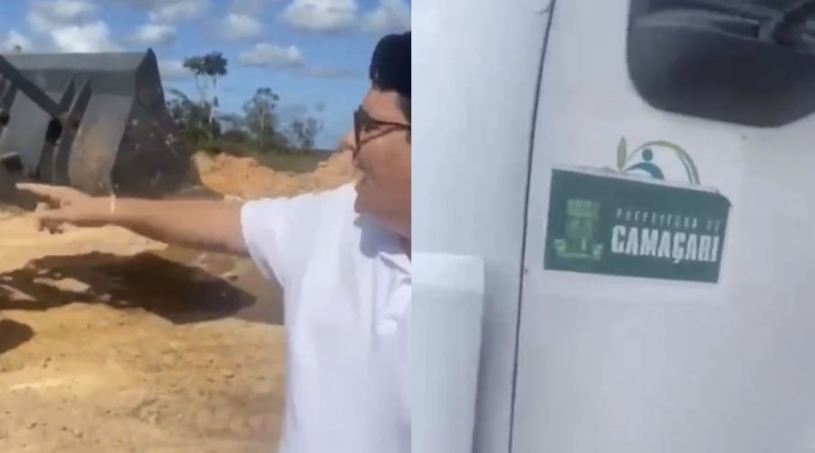 [Vídeo: Vereador acusa terceirizada Naturalle de extração ilegal de areia em Camaçari ]