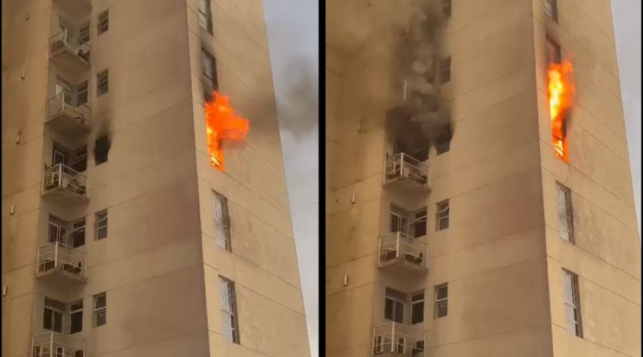 [Vídeo: Incêndio atinge apartamentos no Horto Bela Vista]