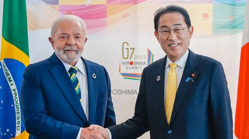 [Lula e premiê japonês conversam sobre acordo com Mercosul]