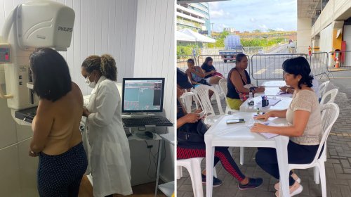 [INTS beneficia mais de mil mulheres em ação gratuita de mamografia em Salvador]