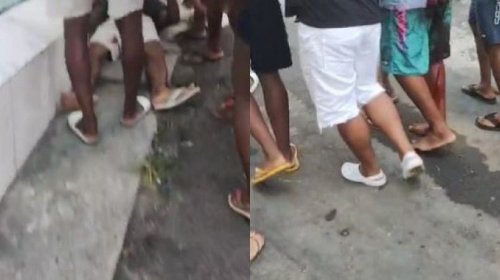 [Duas pessoas são mortas e outra ferida após ataque a tiros durante festa no bairro de Nova Bra...]