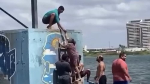 [Vídeo: idosa viraliza ao pular no Rio São Francisco em Juazeiro]