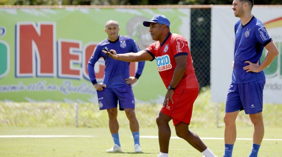 [Com Nino de volta, Bahia segue preparação para duelo contra o Atlético-MG]