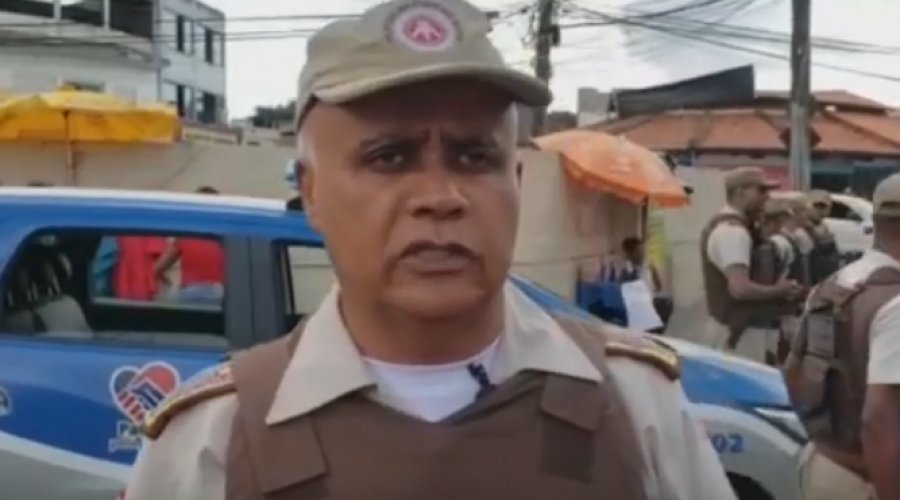 [Vídeo: Comandante Geral da Polícia Militar acompanha policiamento pelas ruas de Salvador]