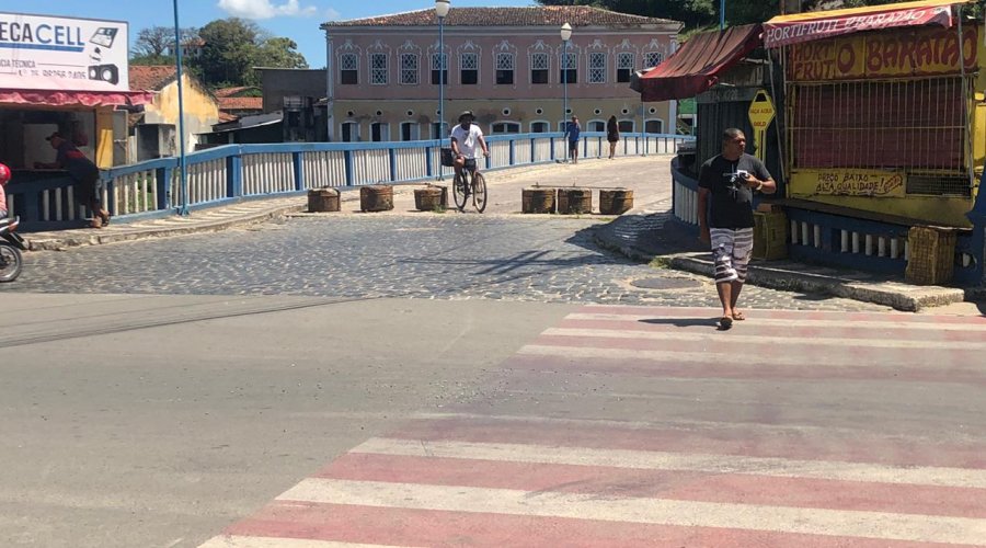 [Nazaré: população reivindica liberação de ponte e prefeitura diz que aguarda verba do governo]
