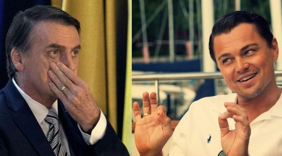[Sem provas, Bolsonaro alega que ator americano doa dinheiro para “tacar fogo na Amazônia”]