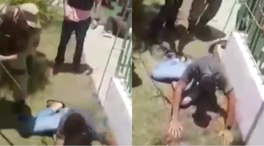 [Vídeo: policiais aparecem agredindo homens durante confusão em UPA de Capim Grosso]