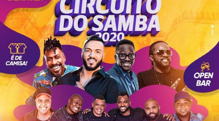 [Circuito do Samba 2020 acontece durante o Carnaval de Salvador]