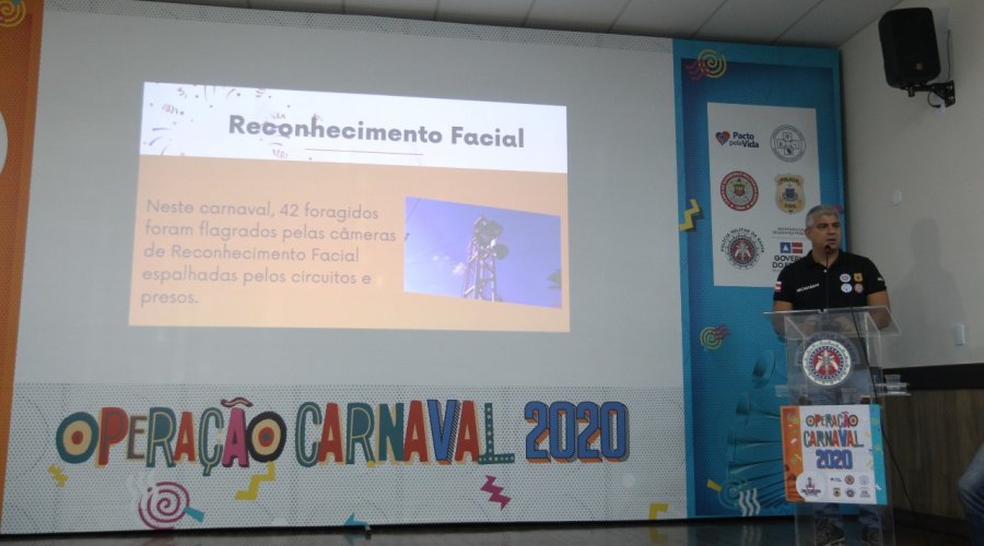 [Reconhecimento facial captura 42 foragidos no Carnaval de Salvador]