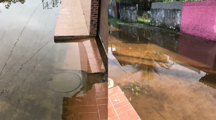[Após chuva forte, moradores de Barra do Pote ficam ilhados e denunciam falta de saneamento]