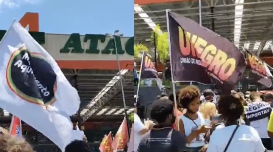 [Vídeo: manifestantes realizam protesto “Vidas Negras Importam” em Salvador e pedem justiça por Beto]