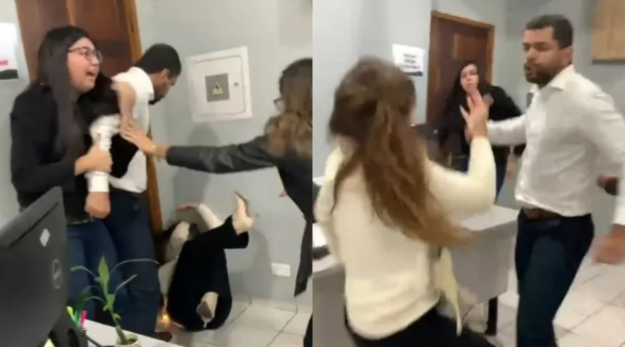 [Vídeo: Procuradora é espancada por colega de trabalho no interior de São Paulo]