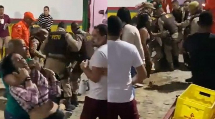 [Vídeo: briga generalizada vira caso de polícia em São João de Caravelas]
