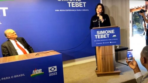 [Simone Tebet registra candidatura à Presidência no TSE]