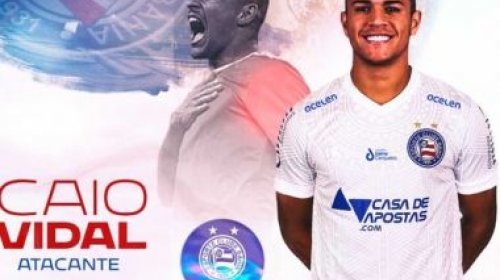 [Atacante Caio Vidal é novo reforço do Bahia para essa temporada]